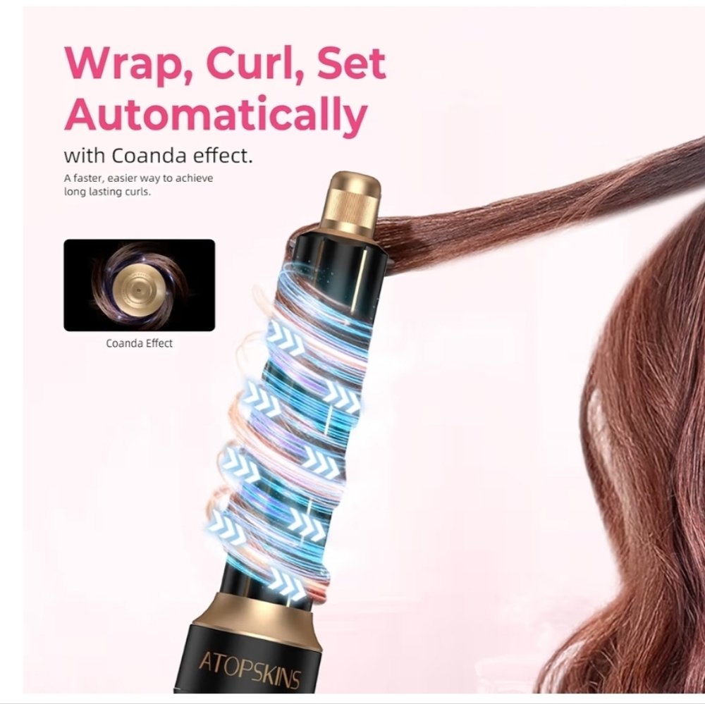 6 in 1 Blow Dryer Brush, Hair Dryer Brush Fast Drying 3 Heat Settings, Hot air S - Picture 4 of 16